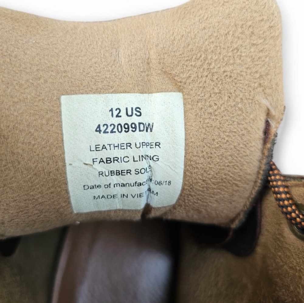Kodiak Brown Men's Casual Workwear Waterproof Leather Boots, Size 12 US - Picture 7 of 8